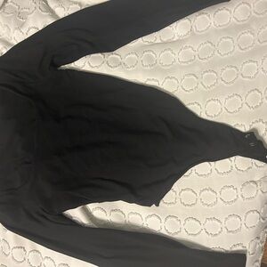 Black Long Sleeve Bodysuit